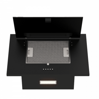 Детальное фото товара: Elikor Коралл 60П-430-К3Д черный/черн.стекло