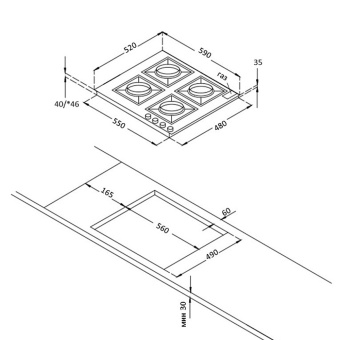Детальное фото товара: Korting HGG 6722 CTW