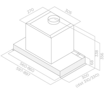 Детальное фото товара: ELICA GLASS OUT IX/A/60