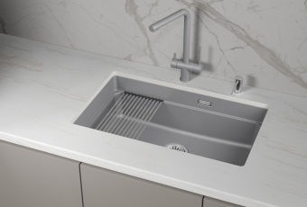 Детальное фото товара: GRANULA 7303iU мойка, гранит, алюминиум