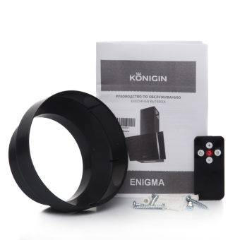 Детальное фото товара: Konigin Enigma Black/Inox 90