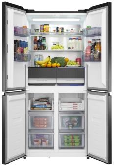 Детальное фото товара: MEFERI MFR83BLACK IX TOTAL NO FROST CROSS DOOR COMFORT