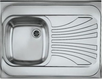 Детальное фото товара: ALVEUS GENESIS PRIMAL 010L-LGI-60, мойка, нержавеющая сталь (без выпуска и сифона)