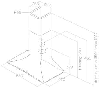 Детальное фото товара: ELICA SWEET TAUPE/A/85 + CAM