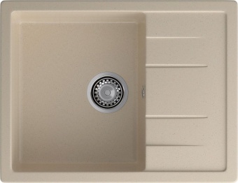 Детальное фото товара: GranFest QUADRO GF-Q-650 L, мойка, мрамор, кашемир