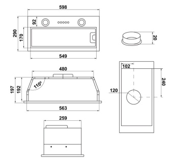 Детальное фото товара: Maunfeld THAMES 601M INOX