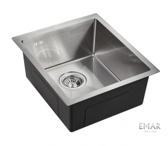 Детальное фото товара: Emar EMB-130 PVD Nano Satine, мойка, нержавеющая сталь сатин