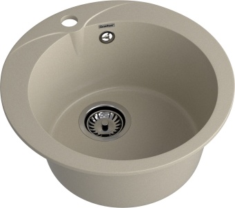 Детальное фото товара: GranFest RONDO GF-R-480, мойка, мрамор, топаз