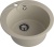 Детальное фото товара: GranFest RONDO GF-R-480, мойка, мрамор, топаз