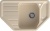 Детальное фото товара: GranFest CORNER GF-C-800 E, мойка, мрамор, кашемир