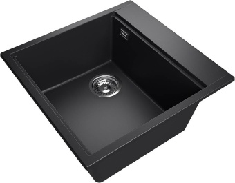 Детальное фото товара: Rivelato TESORO TR-505-L nero, мойка, гранит, черный