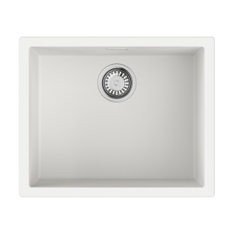 Детальное фото товара: Omoikiri Yamakawa 55T-U/I-WH, мойка, гранит, белый