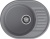 GranFest QUARZ GF-Z58, мойка, гранит, темно-серый Детальное фото товара: GranFest QUARZ GF-Z58, мойка, гранит, темно-серый