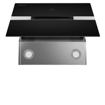 Детальное фото товара: Maunfeld MERSEY 60 нержавеющая сталь/черное стекло