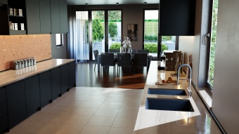 Детальное фото товара: Rivelato AXEL Х-60 antracite, мойка, гранит, антрацит