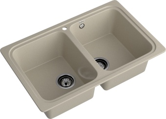 Детальное фото товара: GranFest STANDART GF-S-780 K, мойка, мрамор, топаз
