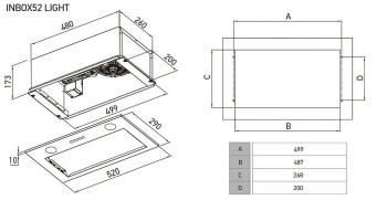 Детальное фото товара: MEFERI INBOX52BK LIGHT