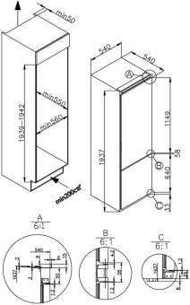 Детальное фото товара: Meferi MBR193 LOW FROST LIGHT