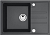 Фото товара: ALVEUS INTERMEZZO 40 G91 CARBON, мойка, гранит, черный (в комплекте с сифоном 1117292)