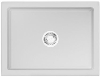 Детальное фото товара: Omoikiri Mikura 61-WH Glossy, мойка, керамика, белый глянцевый