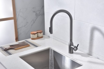 Детальное фото товара: Paulmark Universal, смеситель, вороненая сталь