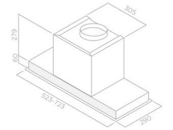 Детальное фото товара: ELICA HIDDEN 2.0 BL MAT/A/52