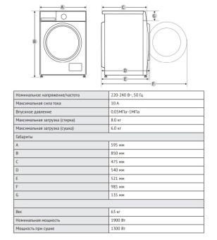 Детальное фото товара: Kuppersberg WDM 470 W