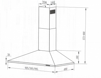Детальное фото товара: Maunfeld CORK 60 Inox