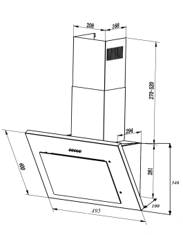 Детальное фото товара: LEX MIKA 500 WHITE