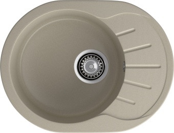 Детальное фото товара: GranFest RONDO GF-R-580 L, мойка, мрамор, топаз
