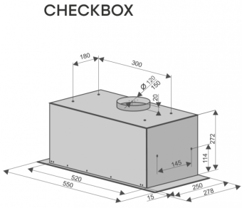 Детальное фото товара: Konigin Checkbox Black 60