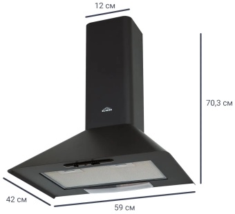 Детальное фото товара: Elikor Fleur 60П-400-П3Л антрацит