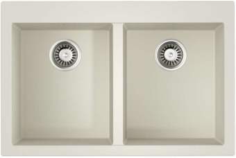 Детальное фото товара: Omoikiri Bosen 80-2-WH, мойка, гранит, белый