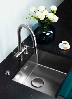 Детальное фото товара: Omoikiri Tadzava 54-U/I-IN Ultra 15, мойка, нержавеющая сталь 