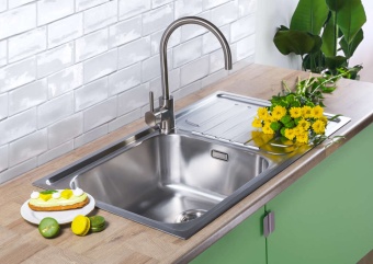 Детальное фото товара: Omoikiri Haruna 86-IN, мойка, нержавеющая сталь