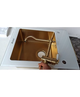 Детальное фото товара: Seaman Barcelone SSL-5077-GS (Gold Satin, PVD + Patina)