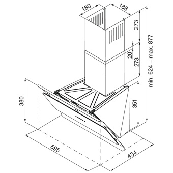Детальное фото товара: Krona URAN 600 DN BLACK 4S