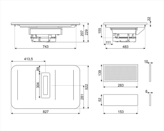 Детальное фото товара: Smeg HHSL7844MB