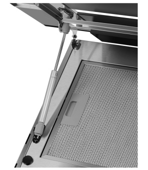 Детальное фото товара: Maunfeld MERSEY 90 нержавеющая сталь/черное стекло